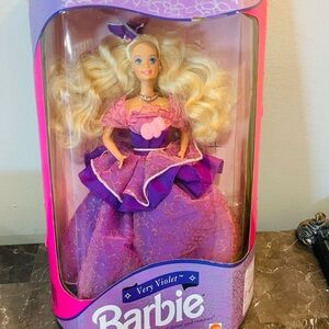 1992 Mattel Very Violet Barbie Doll NIB